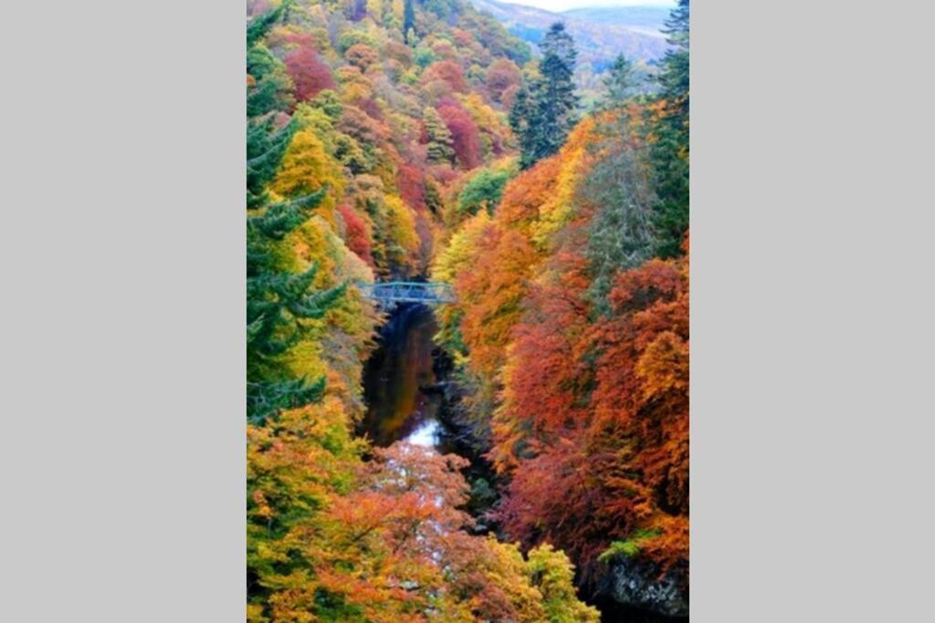 Beautiful 2 Bedroom, 2 Bathroom Flat With Parking. Pitlochry Zewnętrze zdjęcie